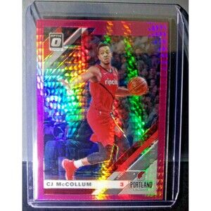 CJ McCollum 2019-20 Panini Prizm Donruss Optic #17 Basketball Card